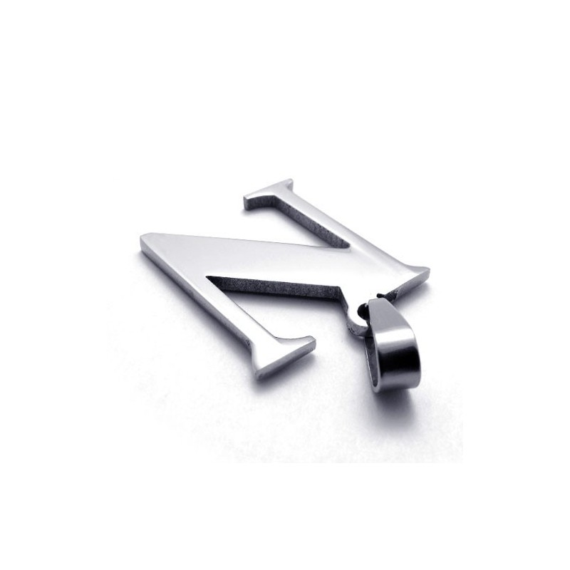 Pendentif En Titane Avec La Lettre « N » Pendentif En Titane Avec La Lettre « N »