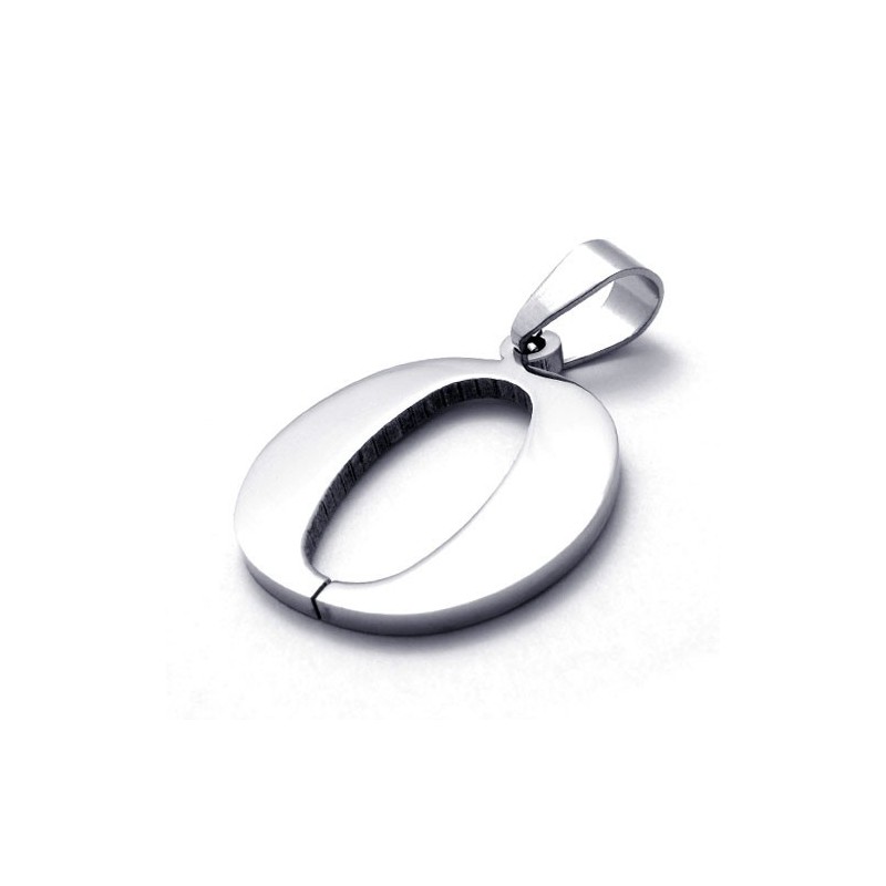 Pendentif Lettre « O » En Titane Pendentif Lettre « O » En Titane