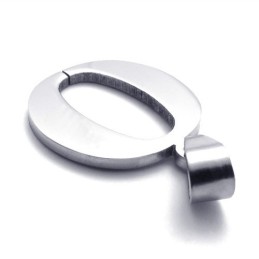 Pendentif Lettre « O » En Titane