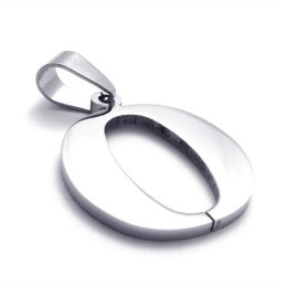 Pendentif Lettre « O » En Titane