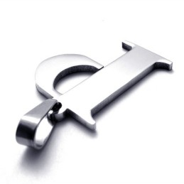Pendentif En Titane Pour La Lettre « P »