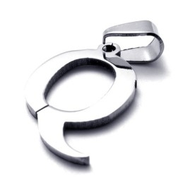 Pendentif « Q » En Titane