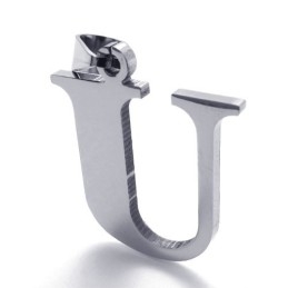 Pendentif En Titane Avec La Lettre « U »