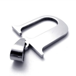 Pendentif En Titane Avec La Lettre « U »