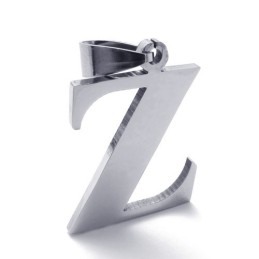 Pendentif En Titane Avec La Lettre « Z »