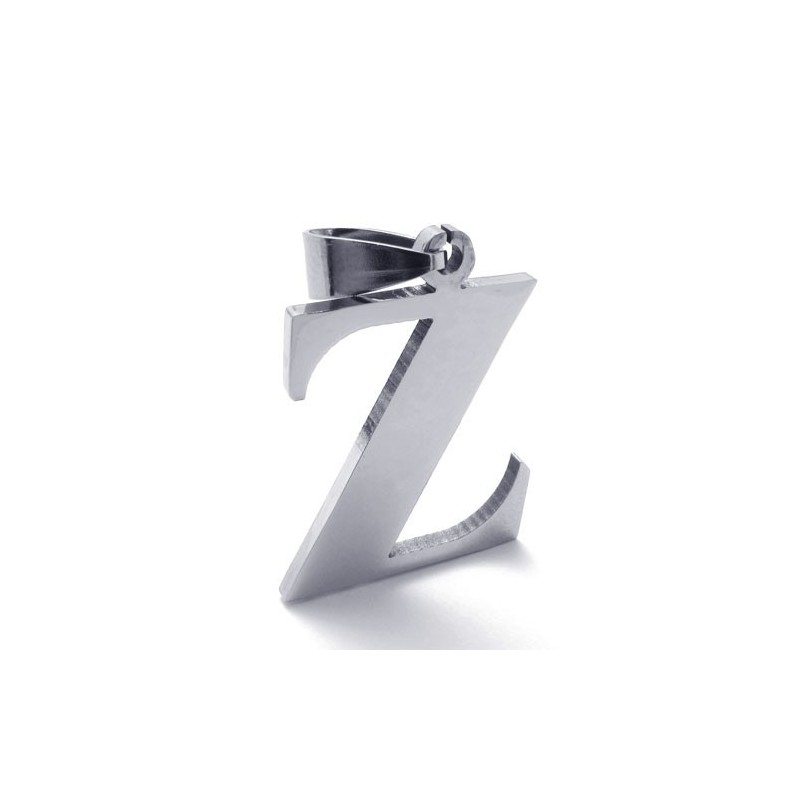 Pendentif En Titane Avec La Lettre « Z » Pendentif En Titane Avec La Lettre « Z »