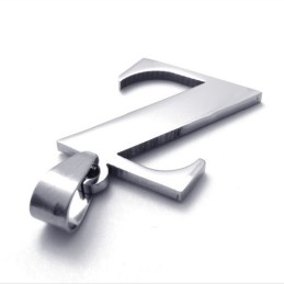 Pendentif En Titane Avec La Lettre « Z »