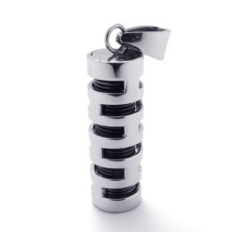 Pendentif En Titane Et Noir