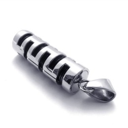 Pendentif En Titane Et Noir