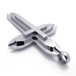 Pendentif Croix En Titane