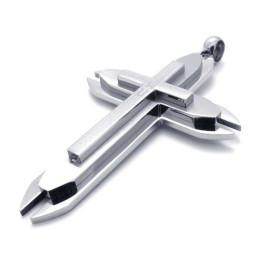 Pendentif Croix En Titane