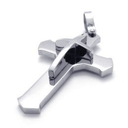 Pendentif Croix En Titane Superposé