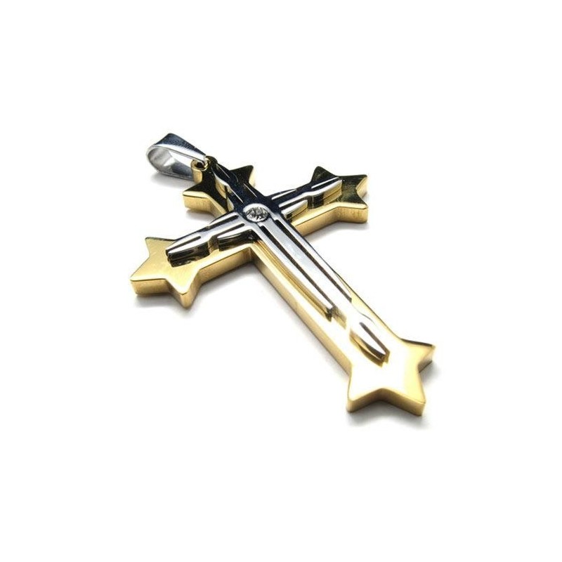 Collier Avec Pendentif Croix En Titane Pur Pour Homme Collier Avec Pendentif Croix En Titane Pur Pour Homme