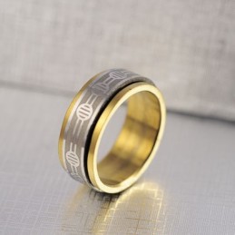 Bague En Or Et Titane