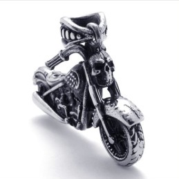 Pendentif Moto En Titane