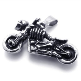 Pendentif Moto En Titane