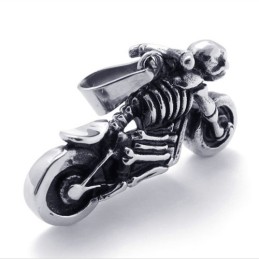 Pendentif Moto En Titane