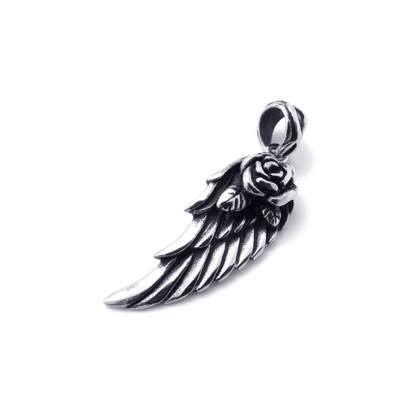 Pendentif Plume En Titane Pendentif Plume En Titane