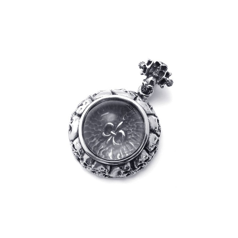 Pendentif En Titane Avec Zircon Pendentif En Titane Avec Zircon
