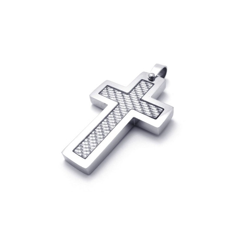 Pendentif Croix En Titane