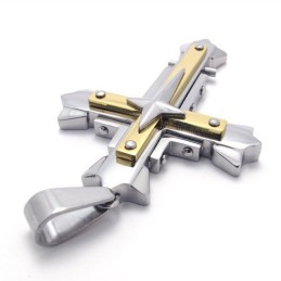 Pendentif Croix En Titane