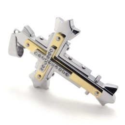 Pendentif Croix En Titane