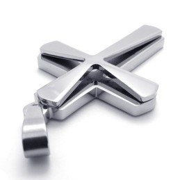 Pendentif Croix En Titane Superposé