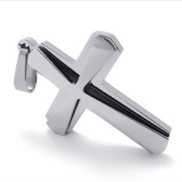 Pendentif Croix En Titane Superposé
