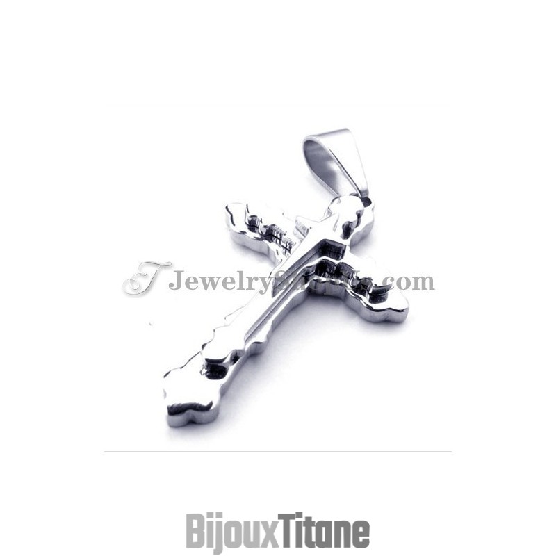 Pendentif Croix Tendance En Titane Pour Femme