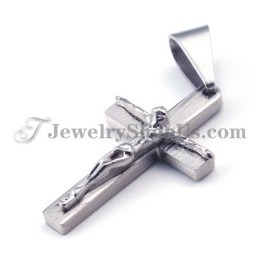 Pendentif Croix De Jésus En Titane Pour Femme