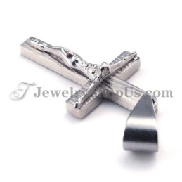 Pendentif Croix De Jésus En Titane Pour Femme