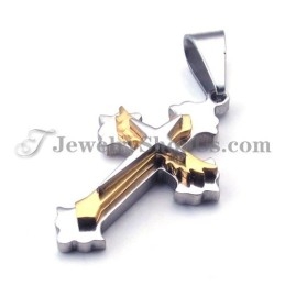 Pendentif Croix Élégant En Titane Pour Femme