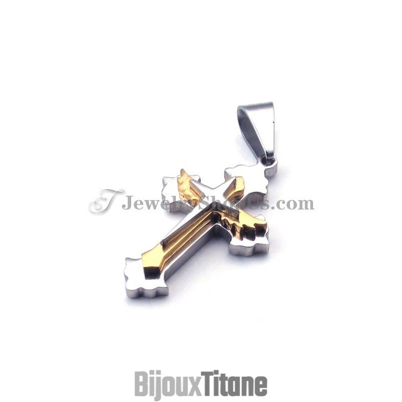 Pendentif Croix Élégant En Titane Pour Femme Pendentif Croix Élégant En Titane Pour Femme
