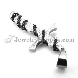 Pendentif Élégant En Titane En Forme De Croix