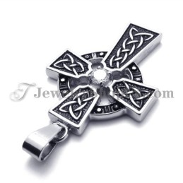 Magnifique Pendentif Croix En Titane Avec Zircon