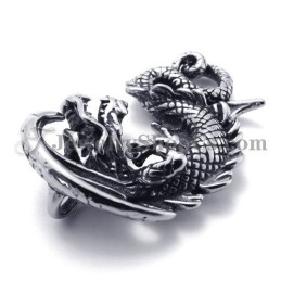 Pendentif Dragon En Titane Tendance