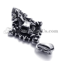 Pendentif Tendance En Titane Avec Zircon