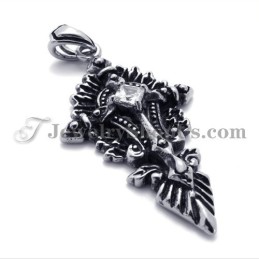Pendentif Tendance En Titane Avec Zircon