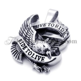 Pendentif Aigle En Titane