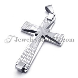 Pendentif Croix Élégant En Titane