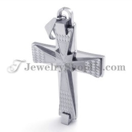 Pendentif Croix Élégant En Titane