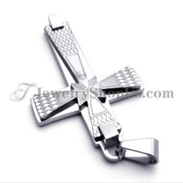 Pendentif Croix Élégant En Titane