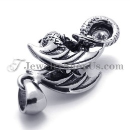 Pendentif Dragon En Titane Avec Zircon