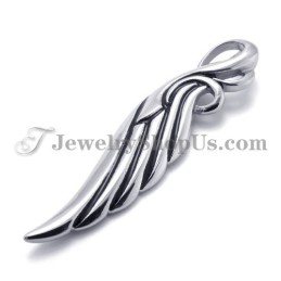 Pendentif En Titane En Forme D'Aile