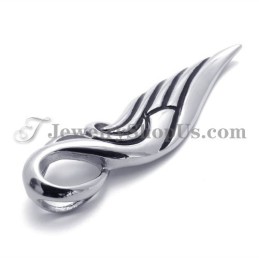 Pendentif En Titane En Forme D'Aile