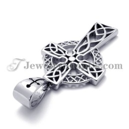 Pendentif Élégant En Titane Avec Zircon Marron