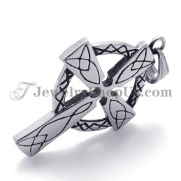Pendentif Croix Élégant En Titane
