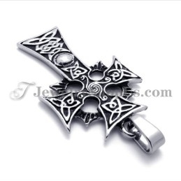 Magnifique Pendentif Croix En Titane