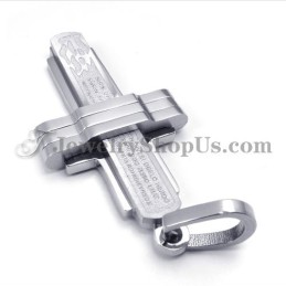 Magnifique Pendentif Croix En Titane