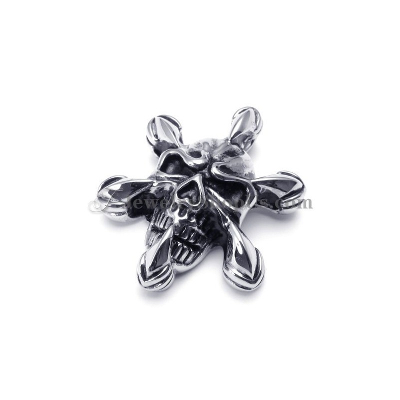 Pendentif Crâne Classique En Titane Pendentif Crâne Classique En Titane